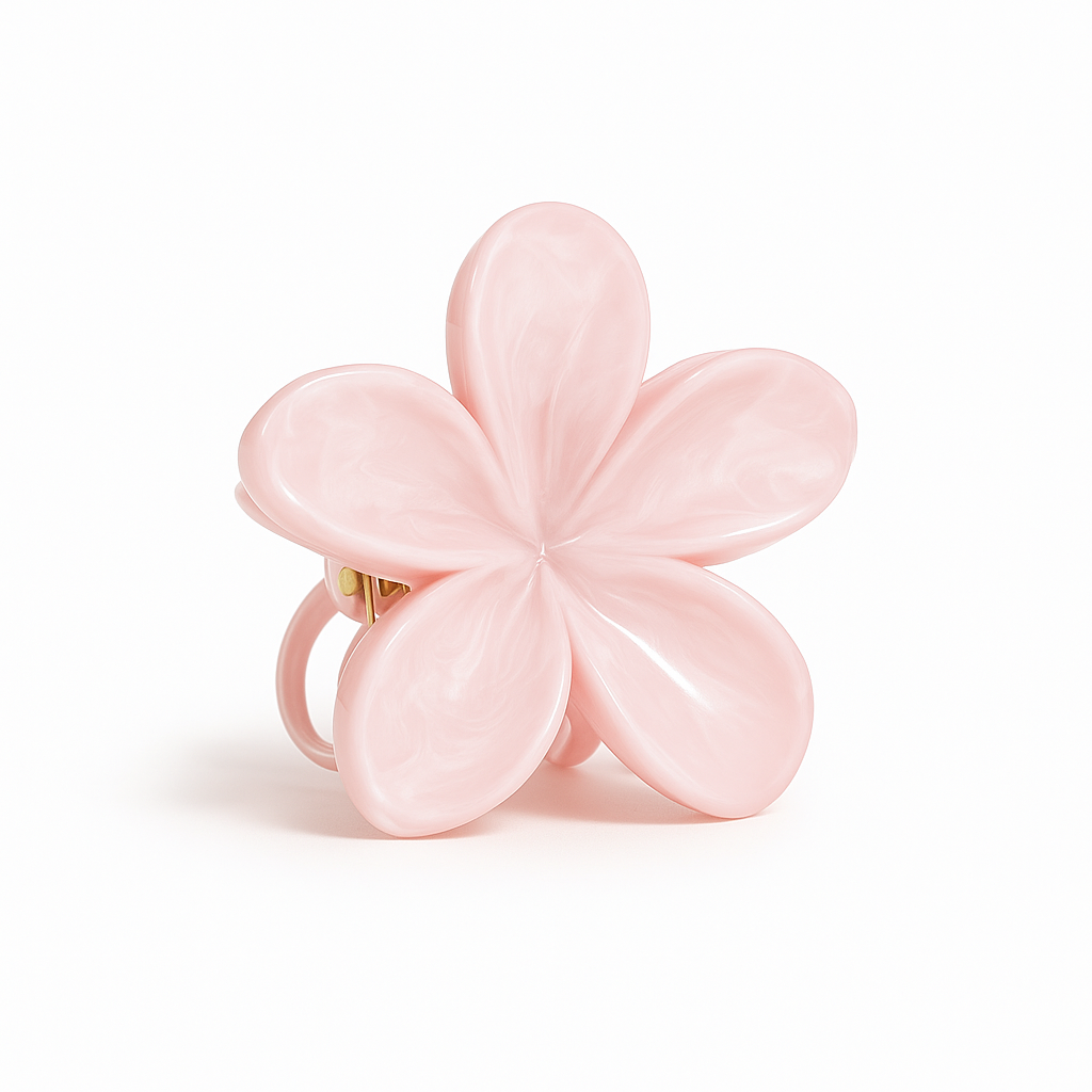 Grande pince à cheveux fleur