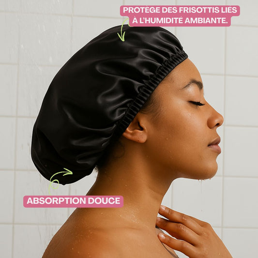 Bonnet imperméable intérieur en microfibre réutilisable