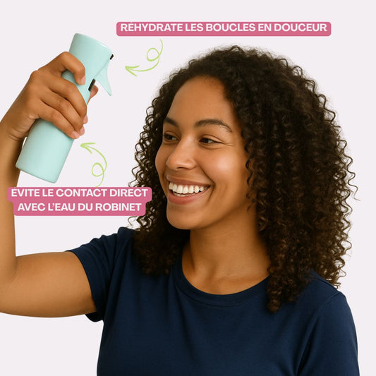 Vaporisateur pour cheveux bouclés - Hydratation Facile et Uniforme