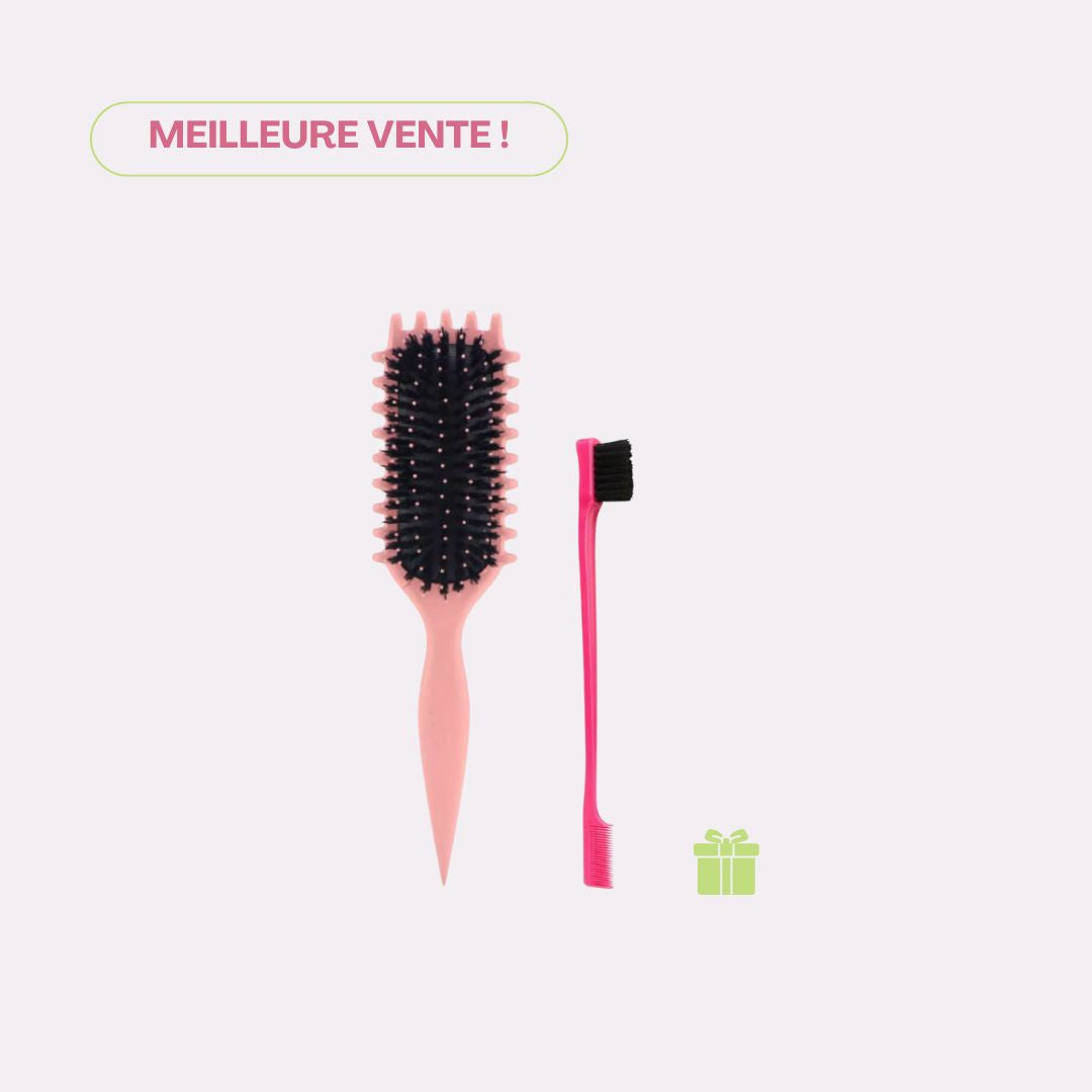 Brosse cheveux bouclés | Perfect Curls la meilleure brosse pour définir les boucles