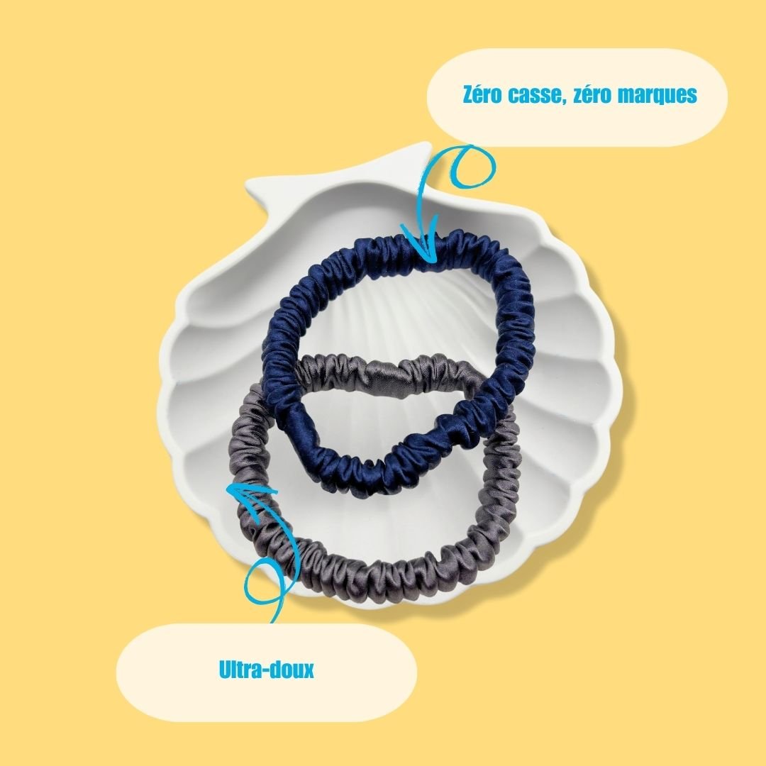 Élastiques en Soie Pure – Lot de 2 - Caribbean Curls