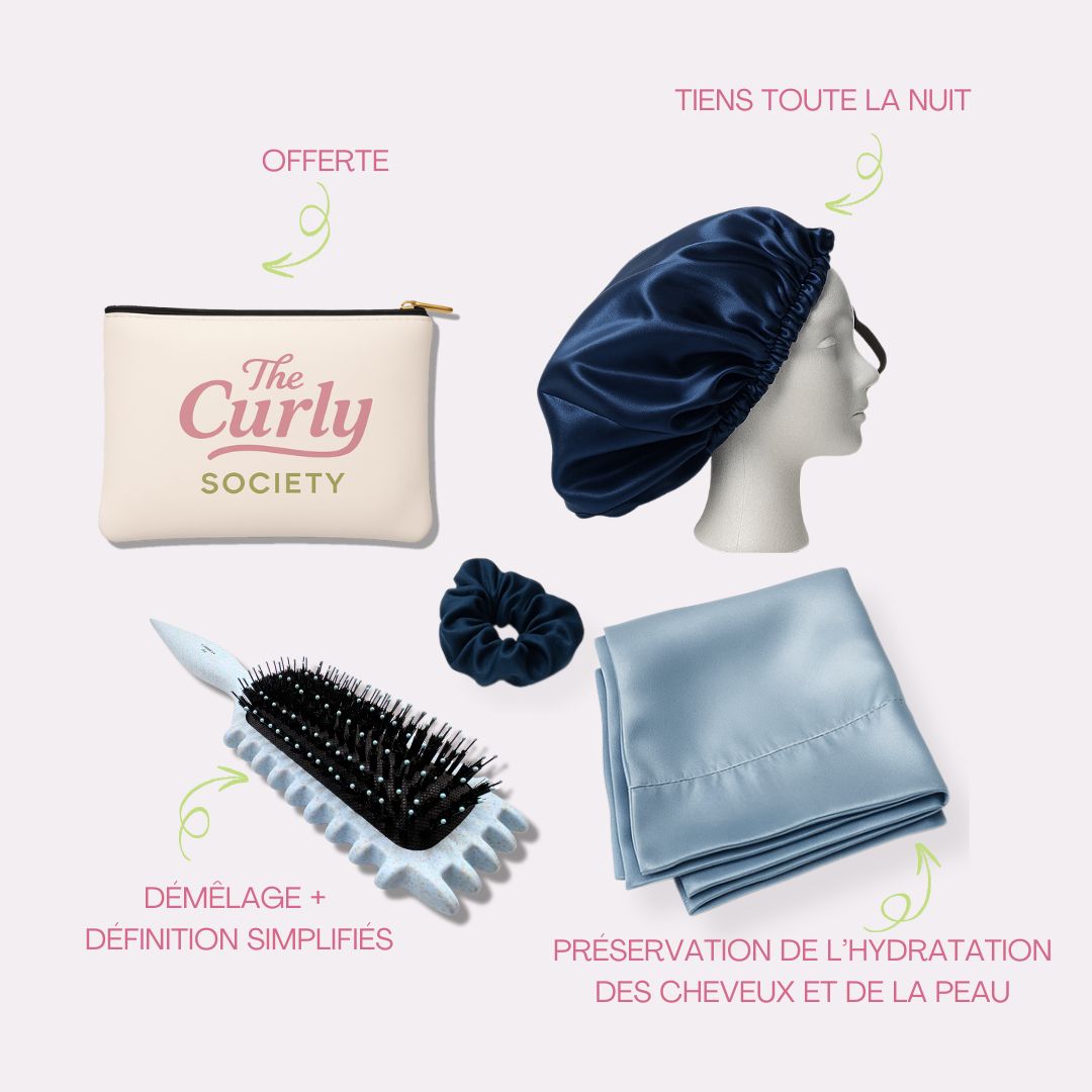 Cocoon Curls Box: Protection des cheveux bouclés la nuit