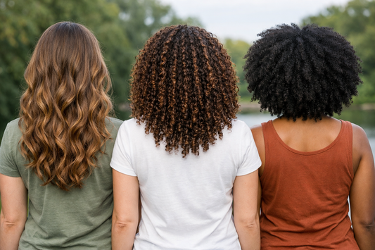 3 types cheveux bouclés 