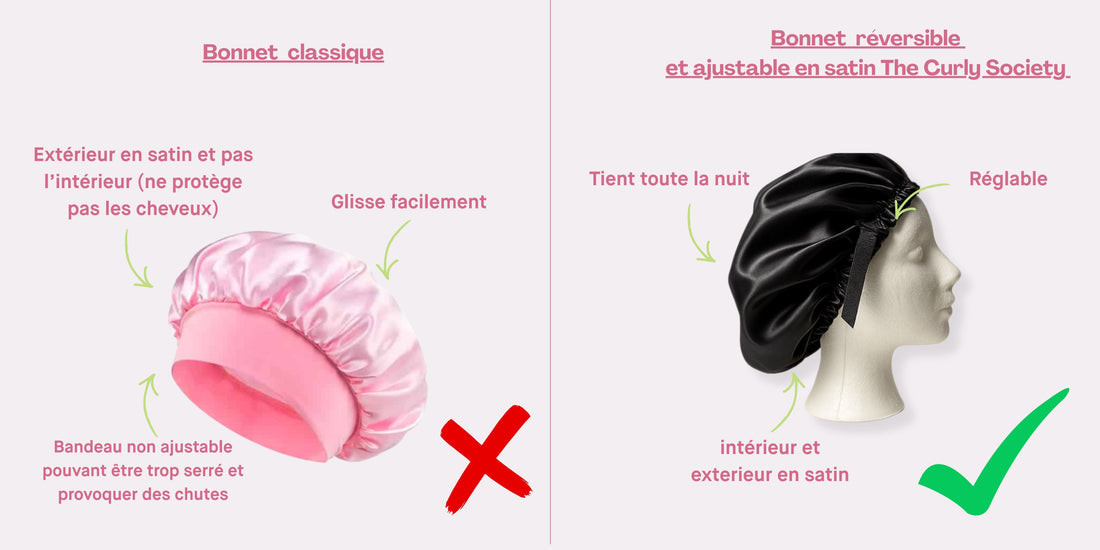 meilleur bonnet en satin