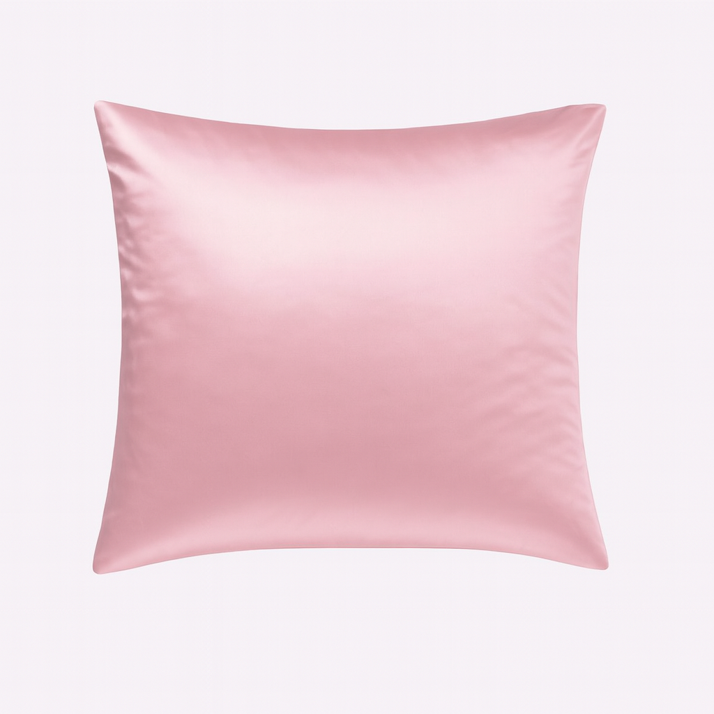 Taie d'oreiller en satin 60x60| Protection des cheveux ondulés, bouclés et crepus la nuit