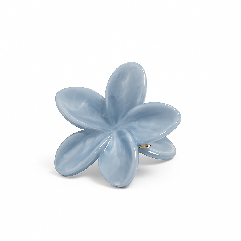 Grande pince à cheveux fleur