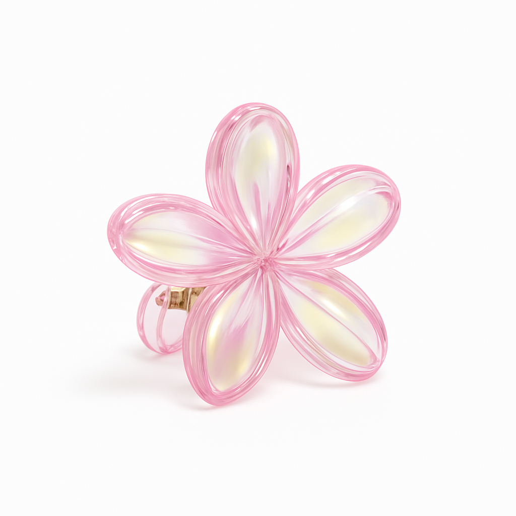 Grande pince à cheveux fleur