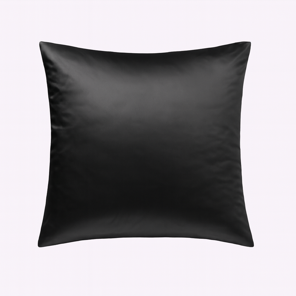 Taie d'oreiller en satin 60x60| Protection des cheveux ondulés, bouclés et crepus la nuit
