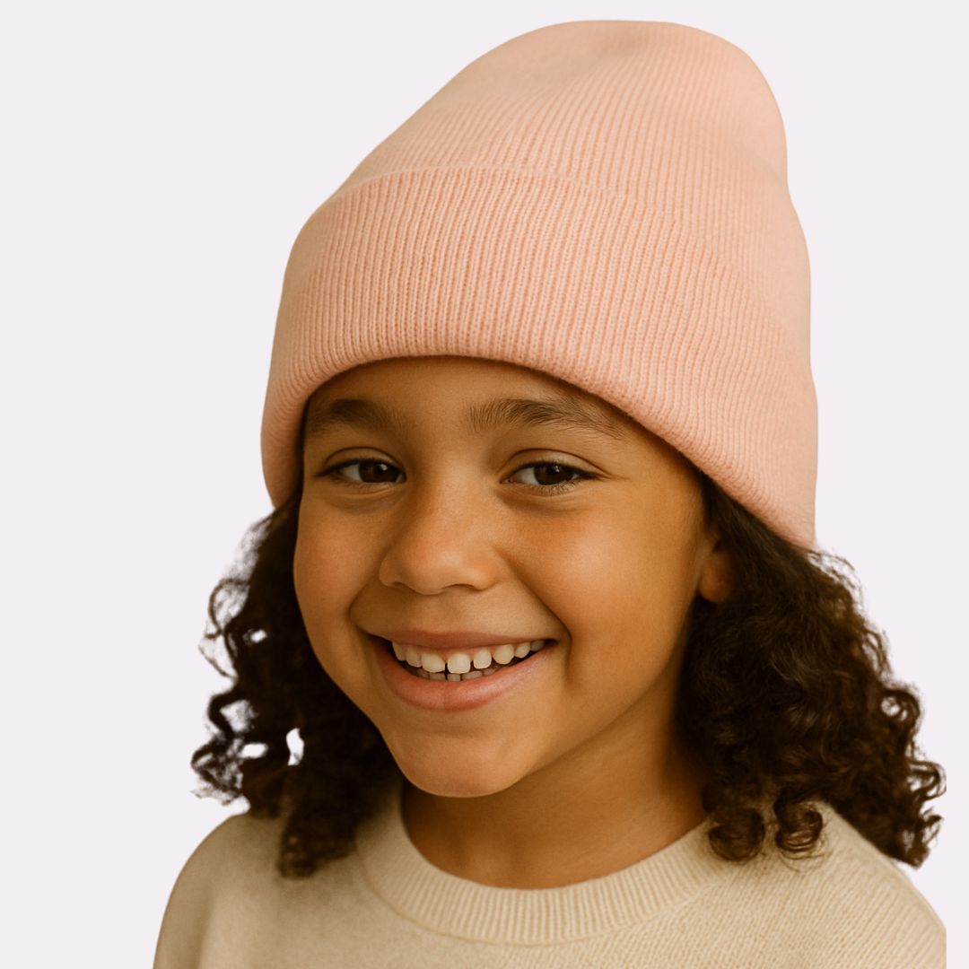 Bonnet satin d'hiver pour cheveux bouclés - doublé en satin - Anti-frisottis & frottements