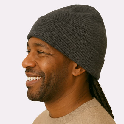Bonnet satin d'hiver pour cheveux bouclés - doublé en satin - Anti-frisottis & frottements