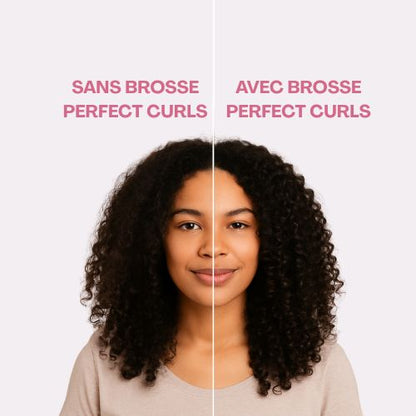 Bonnet en satin + Brosse Definissante des boucles