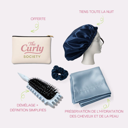 Cocoon Curls Box: Protection des cheveux bouclés la nuit